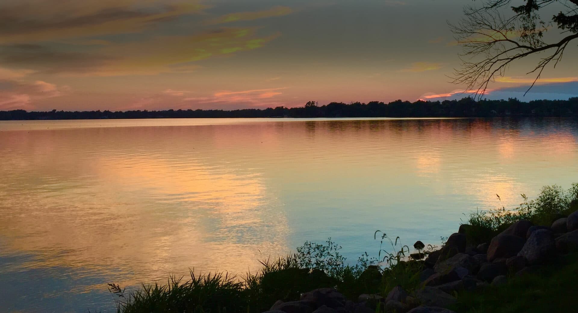 Lake View near Worthinton Minnesota