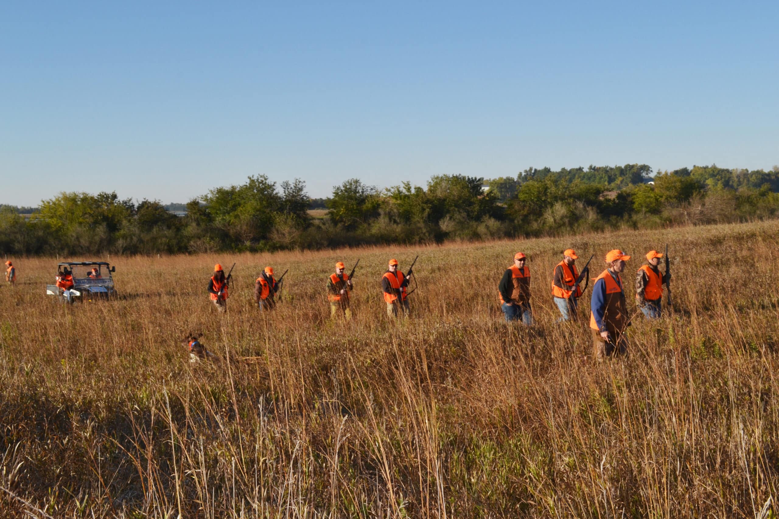 men pheasant hunting