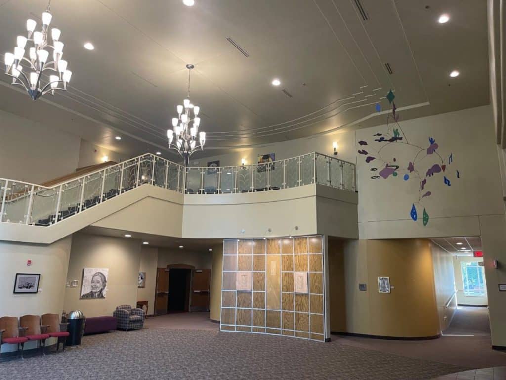 memorial auditorium lobby