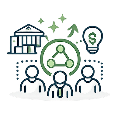 regional collaboration icon