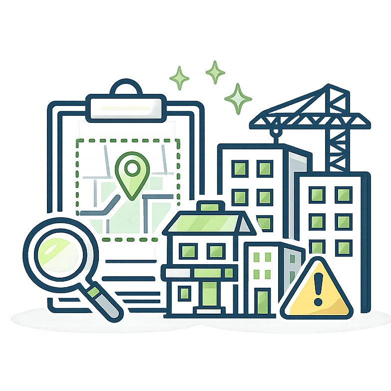 site and building icon