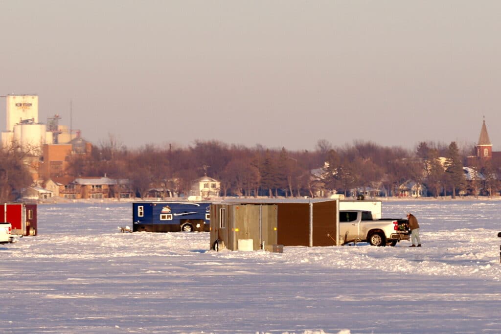 ice fishing