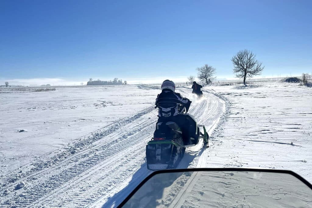 snowmobiling
