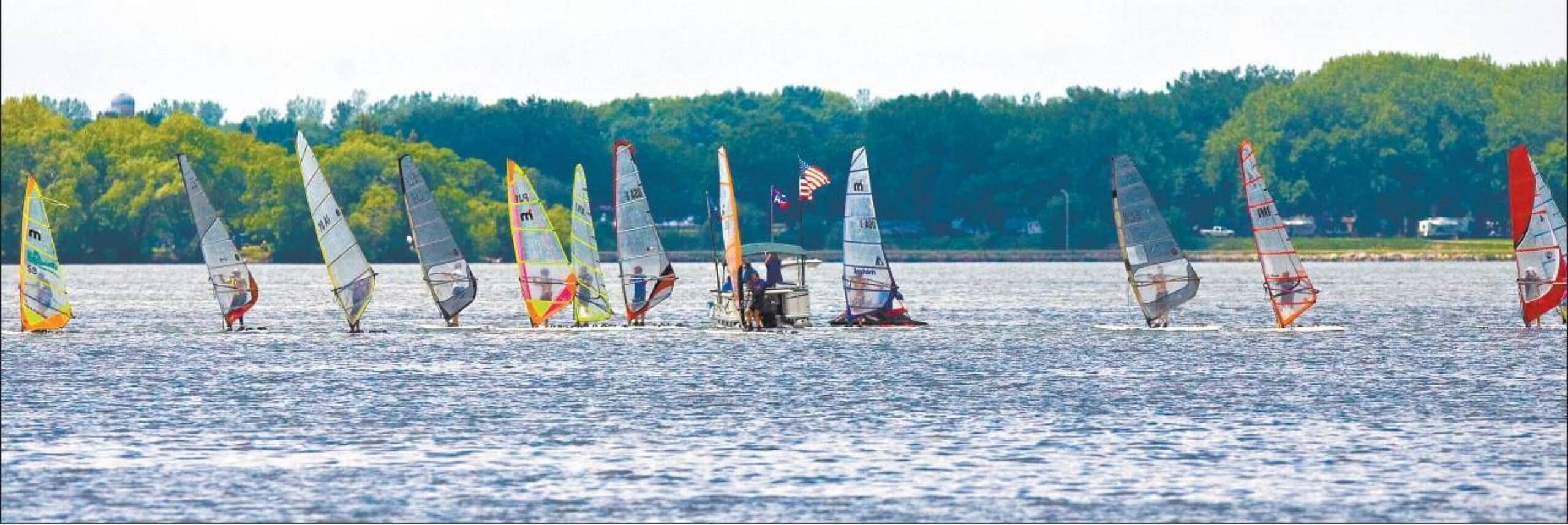 windsurfers